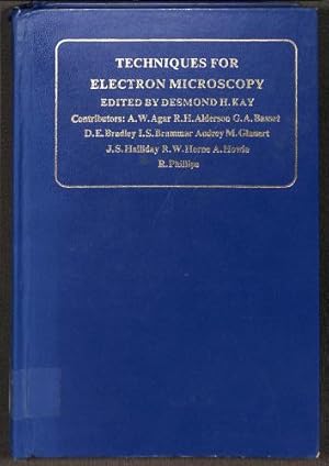 Bild des Verkufers fr Techniques for electron microscopy zum Verkauf von WeBuyBooks