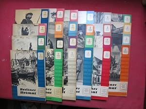 Berliner Heimat. Jahrgänge 1955-1960 [je 4 Heft pro Jahr] Zeitschrift für die Geschichte Berlins.