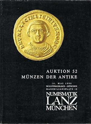 Image du vendeur pour Numismatik Lanz. Auktion 52. Mnzen der Antike, 14 Mai 1990 mis en vente par Librairie Archaion