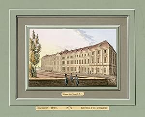 Bild des Verkufers fr Teilansicht, Invalidenhaus, "Invaliden-Haus.". zum Verkauf von Antiquariat Clemens Paulusch GmbH