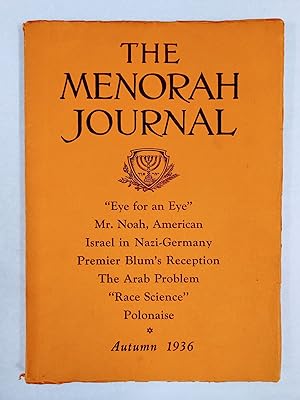 Seller image for THE MENORAH JOURNAL for sale by TBCL The Book Collector's Library