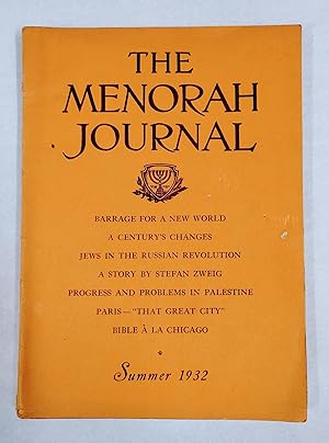 Seller image for THE MENORAH JOURNAL for sale by TBCL The Book Collector's Library