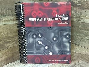 Seller image for Introduction to Management Information Systems Oklahoma Edition for sale by Archives Books inc.