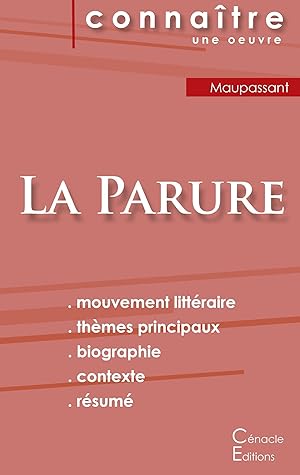 Immagine del venditore per Fiche de lecture La Parure de Guy de Maupassant (Analyse littraire de rfrence et rsum complet) (French Edition) venduto da Redux Books