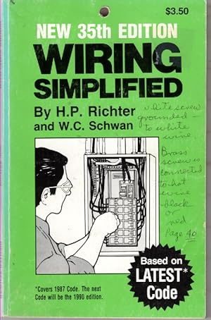 Bild des Verkufers fr Wiring Simplified Based on 1987 Code zum Verkauf von Ye Old Bookworm