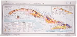 [SOVIET-CUBAN RELATIONS] Mapa Tectonico de Cuba = Tektonicheskaia karta Kuby [i.e. Tectonic Map o...