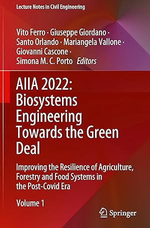 Image du vendeur pour AIIA 2022: Biosystems Engineering towards the Green Deal mis en vente par moluna