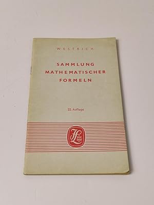 Sammlung mathematischer Formeln