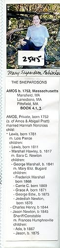 THE SHEPARDSON FAMILY: BOOK 4.1.2, PRIVATE AMOS, 1752.