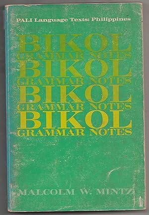 Seller image for Bikol Grammar Notes for sale by Biblioteca de Babel