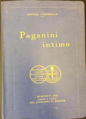 Bild des Verkufers fr PAGANINI INTIMO. zum Verkauf von studio bibliografico pera s.a.s.