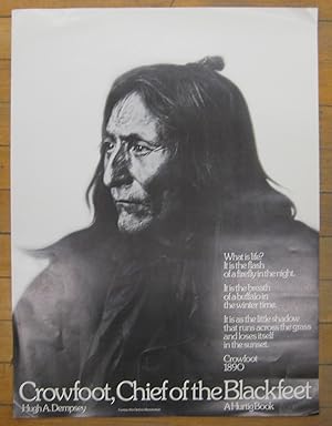 Image du vendeur pour Crowfoot, Chief of the Blackfeet (poster) mis en vente par Attic Books (ABAC, ILAB)