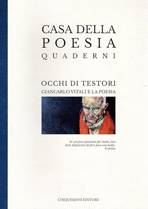 Immagine del venditore per Occhi di Testori. Giancarlo Vitali e la poesia venduto da Studio Bibliografico Stazione di Posta