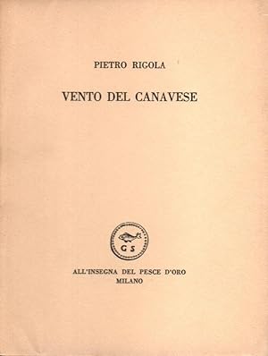 Imagen del vendedor de Vento del canavese a la venta por Studio Bibliografico Stazione di Posta