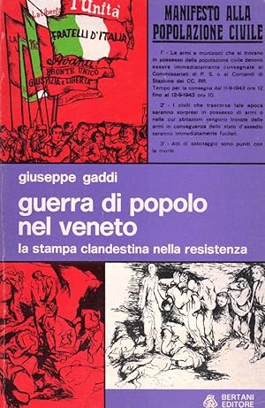 Seller image for Guerra di popolo nel Veneto for sale by Studio Bibliografico Stazione di Posta