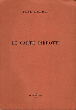 Immagine del venditore per Le carte Pierotti venduto da Studio Bibliografico Stazione di Posta