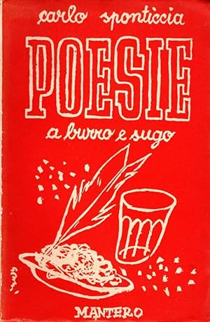 Imagen del vendedor de Poesia a burro e sugo a la venta por Studio Bibliografico Stazione di Posta