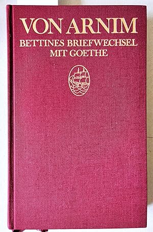 Bild des Verkufers fr Goethes Briefwechsel mit einem Kinde. = Insel-Bibliothek. zum Verkauf von Versandantiquariat Kerstin Daras