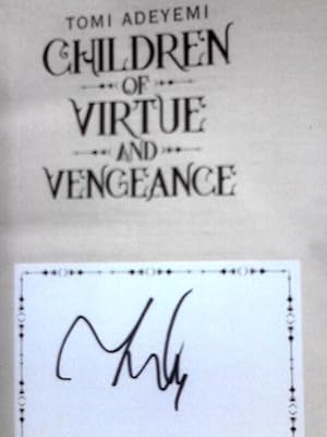 Bild des Verkufers fr Children of Virtue & Vengeance zum Verkauf von World of Rare Books