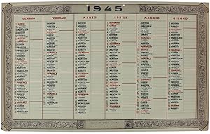 CALENDARIO 1945 DA PARETE (originale):