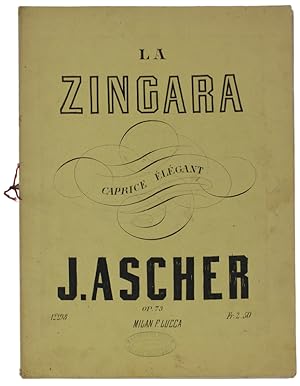 Immagine del venditore per LA ZINGARA - Caprice lgant pour piano op.73 [spartito]: venduto da Bergoglio Libri d'Epoca
