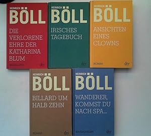 Heinrich Böll Konvolut 5 Bände (DTV Sonderausgaben), Titel: Wanderer kommst du nach Spa.;