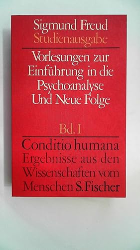 Bild des Verkufers fr Vorlesungen zur Einfhrung in die Psychoanalyse und neue Folge Band 1. zum Verkauf von Antiquariat Maiwald