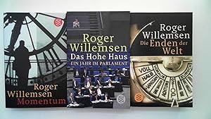 Bild des Verkäufers für Roger Willemsen Konvolut 3 Bände: Momentum; Das Hohe Haus - Ein Jahr im Parlament; Die Enden der Welt; zum Verkauf von Antiquariat Maiwald