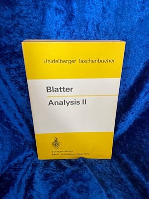 Bild des Verkufers fr Analysis 2 (Heidelberger Taschenbcher) zum Verkauf von Antiquariat Jochen Mohr -Books and Mohr-