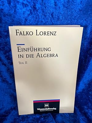 Seller image for Einfhrung in die Algebra for sale by Antiquariat Jochen Mohr -Books and Mohr-