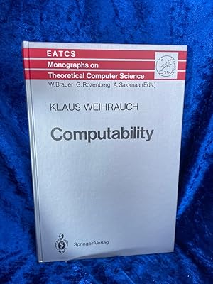 Bild des Verkufers fr Computability (Monographs in Theoretical Computer Science. An EATCS Series, 9, Band 9) zum Verkauf von Antiquariat Jochen Mohr -Books and Mohr-