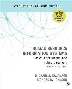 Imagen del vendedor de Kavanagh, M: Human Resource Information Systems a la venta por moluna