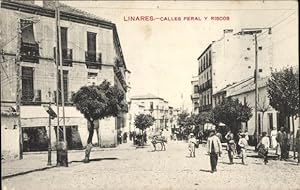 Seller image for Ansichtskarte / Postkarte Linares Andalusien Spanien, Calles Peral y Riscos for sale by akpool GmbH