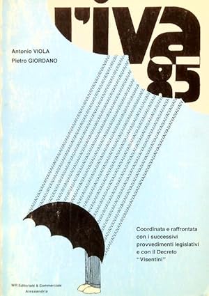 Bild des Verkufers fr L'IVA '85 zum Verkauf von Librodifaccia