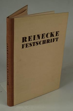 Bild des Verkufers fr Reinecke Festschrift. zum Verkauf von Antiquariat Dorner