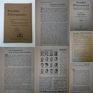 Deutsches Bildungswesen. Erziehungswissenschaftliche Monatsschrift des Nationalsozialistischen Le...