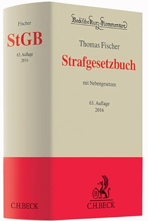 Imagen del vendedor de Strafgesetzbuch: mit Nebengesetzen (Beck'sche Kurz-Kommentare, Band 10) a la venta por getbooks GmbH