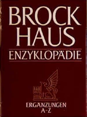 Bild des Verkufers fr Brockhaus Enzyklopdie, 19. Aufl., 24 Bde. m. Erg.-Bdn., Hld, Bd.30, Ergnzungen A-Z zum Verkauf von Versandantiquariat Felix Mcke