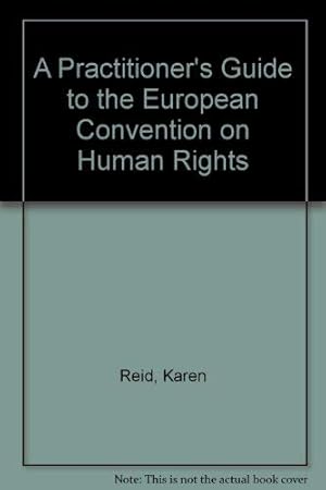 Imagen del vendedor de A Practitioner's Guide to the European Convention on Human Rights a la venta por WeBuyBooks