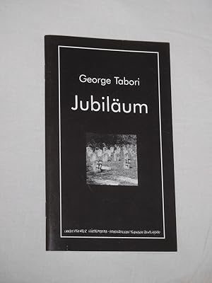 Seller image for Programmheft Landestheater Wrttemberg-Hohenzollern Tbingen 2001/02. JUBILUM von Tabori. Insz./ Bhne: Hermann Beil, Kostme: Peter Kettner, musikal. Ltg.: Nina Wurman. Mit Stefan Viering, Ursula Grossenbacher, Teresa Trauth, Hubert Harzer, Jens Ochlast, Bernhard Klampfl, Friedhelm Becker, Michael Rademacher for sale by Fast alles Theater! Antiquariat fr die darstellenden Knste