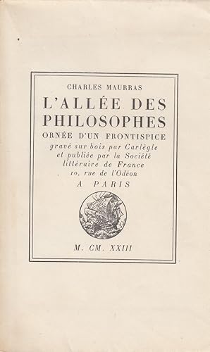 L'allée des phIlosophes