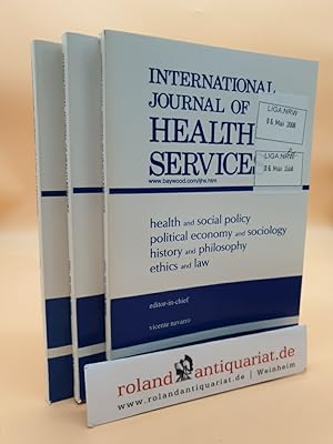 Image du vendeur pour International Journal of Health Service: Volume 38 Number 2,3 and 4 2008 (3 Volumes) mis en vente par Roland Antiquariat UG haftungsbeschrnkt