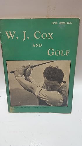 Bild des Verkufers fr W J Cox and Golf. (Fairway and Hazard Pocket Pro series No. 6) zum Verkauf von Cambridge Rare Books