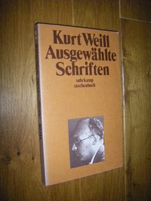 Bild des Verkufers fr Ausgewhlte Schriften zum Verkauf von Versandantiquariat Rainer Kocherscheidt