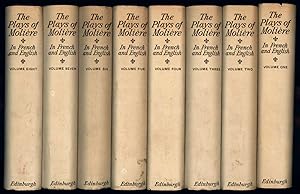 Seller image for The Plays of Jean Baptiste Poquelin Moliere (The Plays of Moliere in French. With an English Translation and Notes by A. R. Waller and an Introudction by George Saintsbury) [Complete in 8 Volumes] for sale by Sapience Bookstore