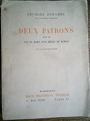 Deux Patrons suivi de Vie et Mort d'un héros de roman