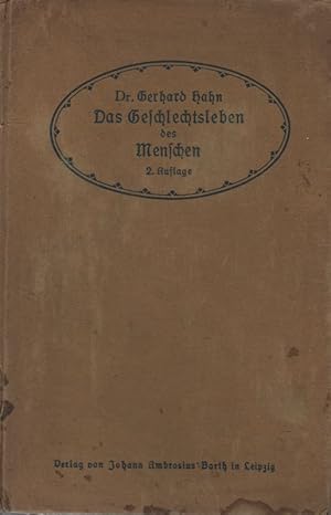 Bild des Verkufers fr Das Geschlechtsleben des Menschen. (Mit e. Begleitw. von A. Blaschko). zum Verkauf von Brbel Hoffmann