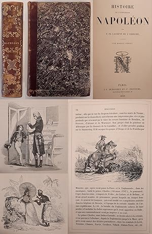 Imagen del vendedor de Histoire de l'empereur Napolon. Followed by: Funrailles de l'empereur Napolon. a la venta por Frans Melk Antiquariaat