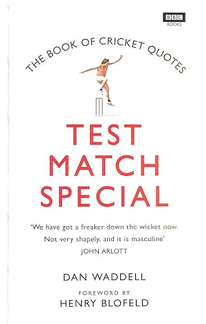 Imagen del vendedor de The Test Match Special Book of Cricket Quotes a la venta por M Godding Books Ltd