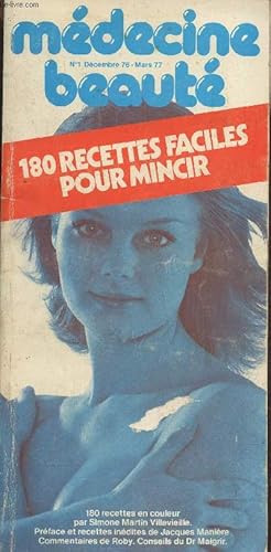 Seller image for Mdecine beaut n1- Dcembre 76- Mars 77- 180 recettes faciles pour mincir for sale by Le-Livre
